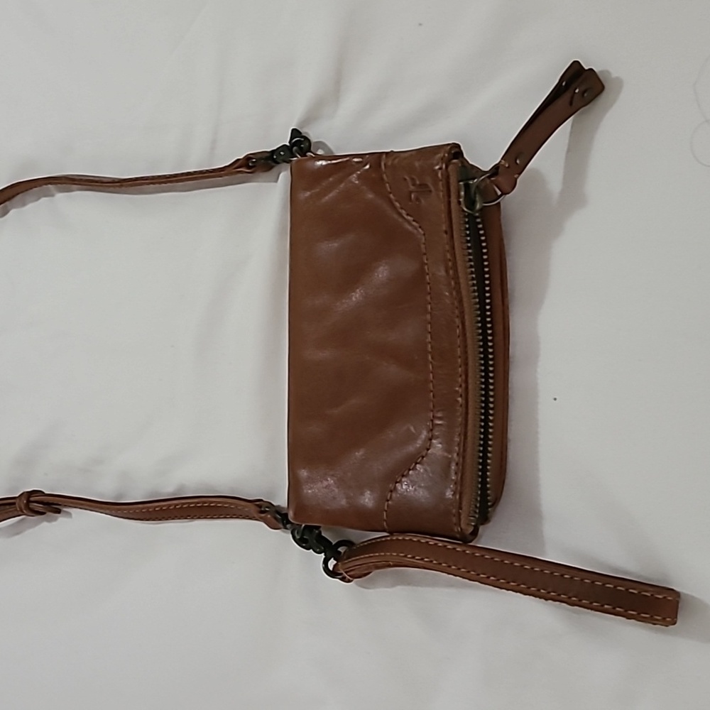 FRYE leather wallet purse